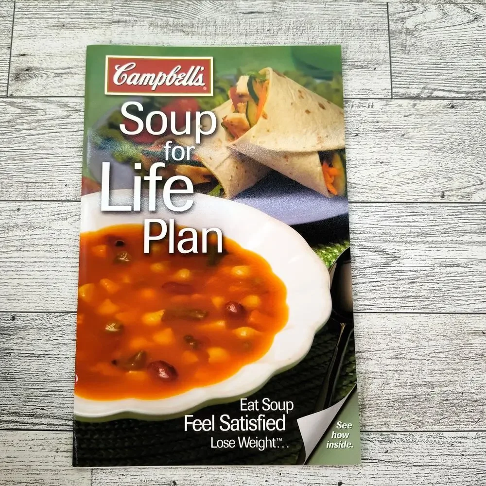 Campbells Soup for‎ Life Plan 2004 Cookbook Booklet Retro Vintage